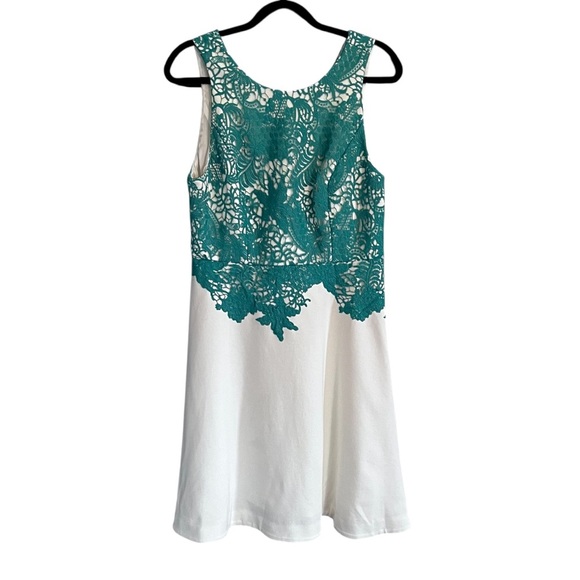 NWT Moulinette Soeures Women’s Arbor Dress in Green and Cream size 12 - Picture 4 of 12